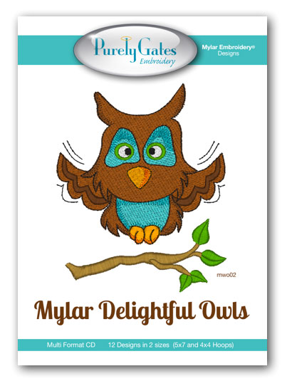 Mylar Delightful Owls