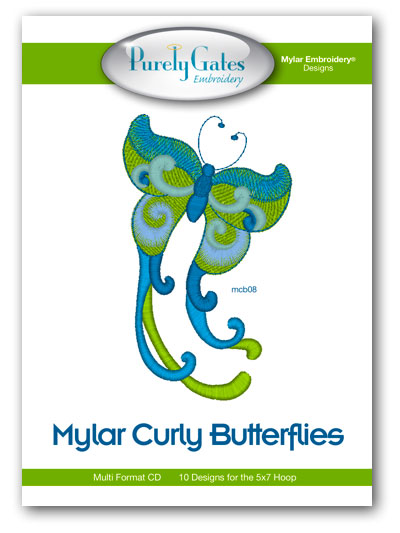 Mylar Curly Butterflies