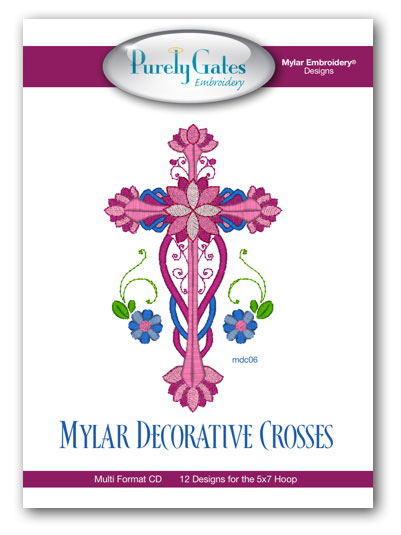 Mylar Decorative Crosses