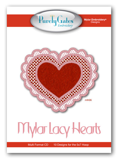 Mylar Lacy Hearts