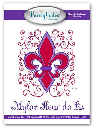 Mylar Fleur de Lis