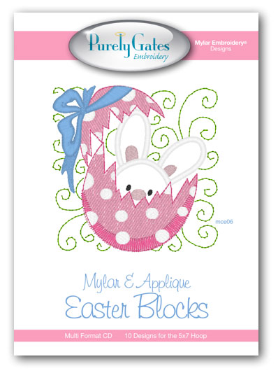 Mylar and Applique Easter Blocks