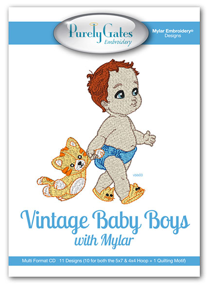 Vintage Baby Boys with Mylar