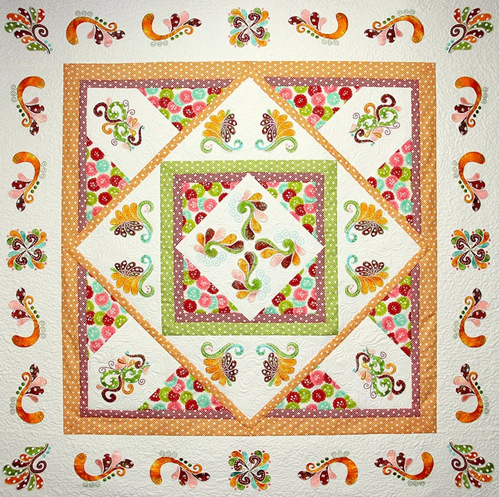 Festive Flourish Quilt (58