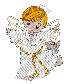 Mylar Darling Angels — Purely Gates Embroidery