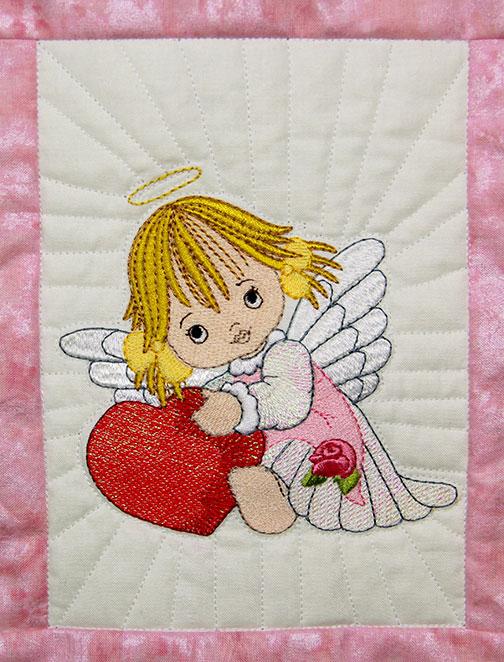 Mylar Darling Angels — Purely Gates Embroidery