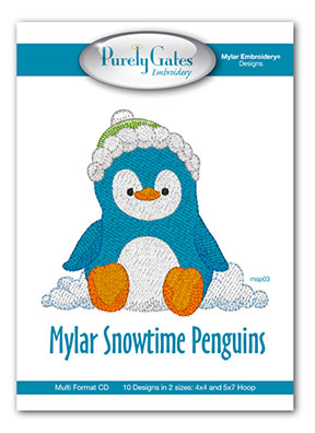 Mylar Snowtime Penguins