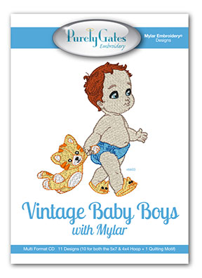 Vintage Baby Boys with Mylar