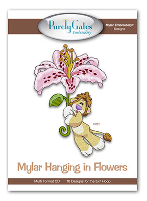 Mylar Hanging in Flowers