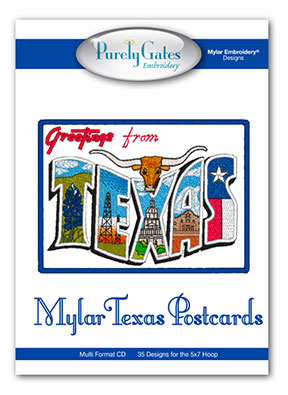 Mylar Texas Postcards