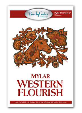 Mylar Western Flourish