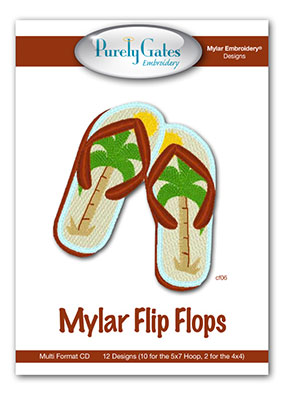 Mylar Flip Flops