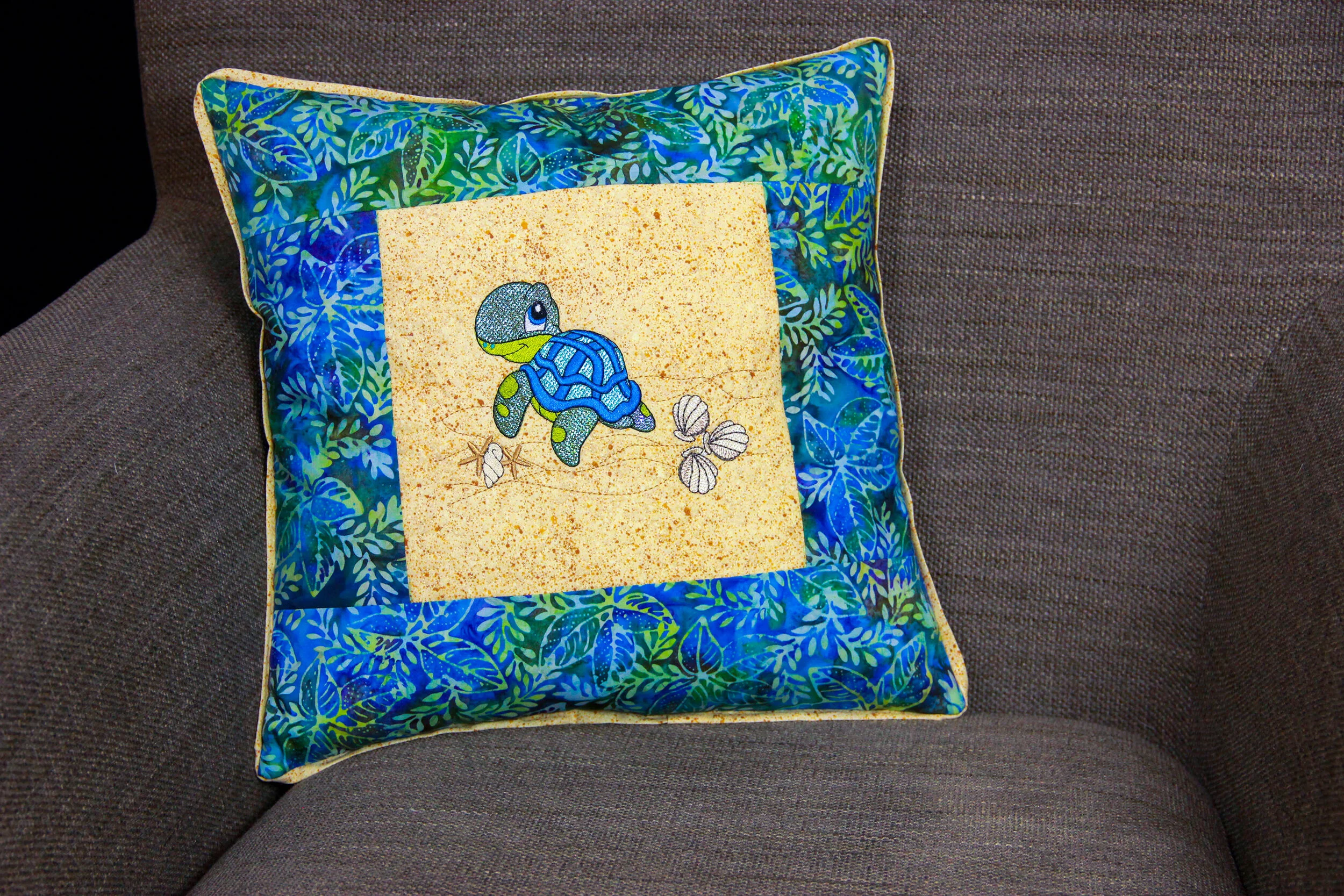 Mylar Sea Turtles — Purely Gates Embroidery