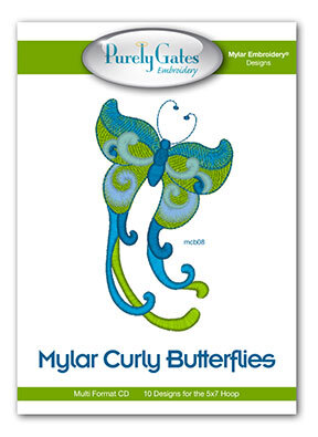 Mylar Curly Butterflies
