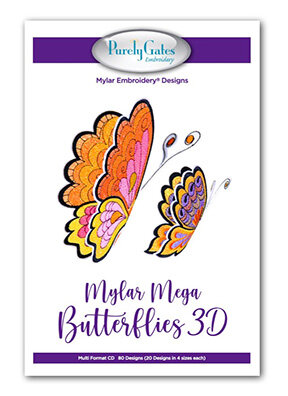 Mylar Mega Butterflies 3D