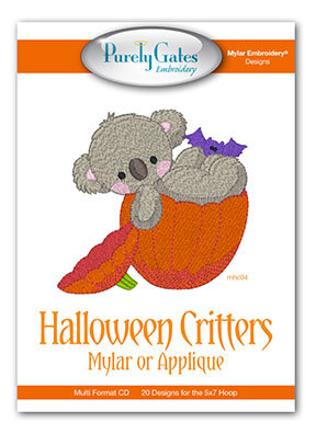 Halloween Critters Mylar or Applique