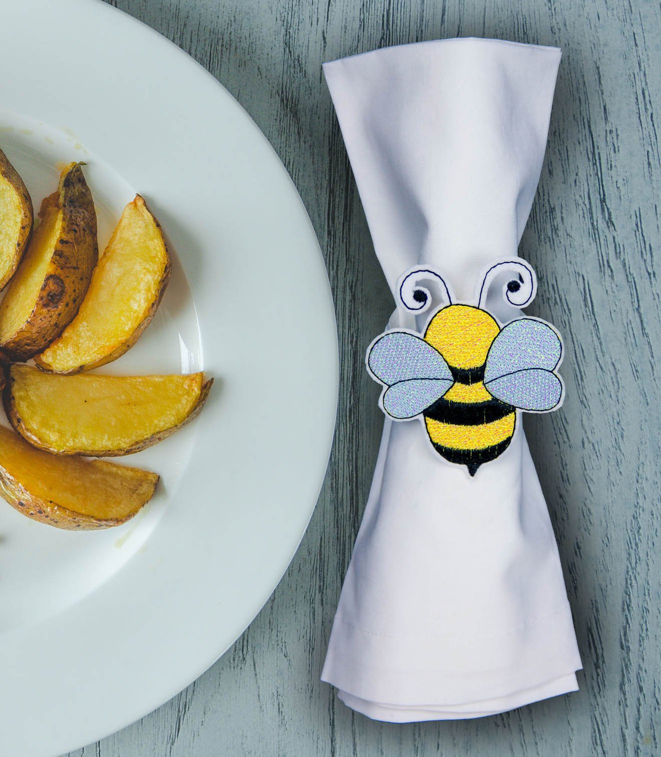 MFF-Bee-Napkin-with-Plate-Cropped More.jpg