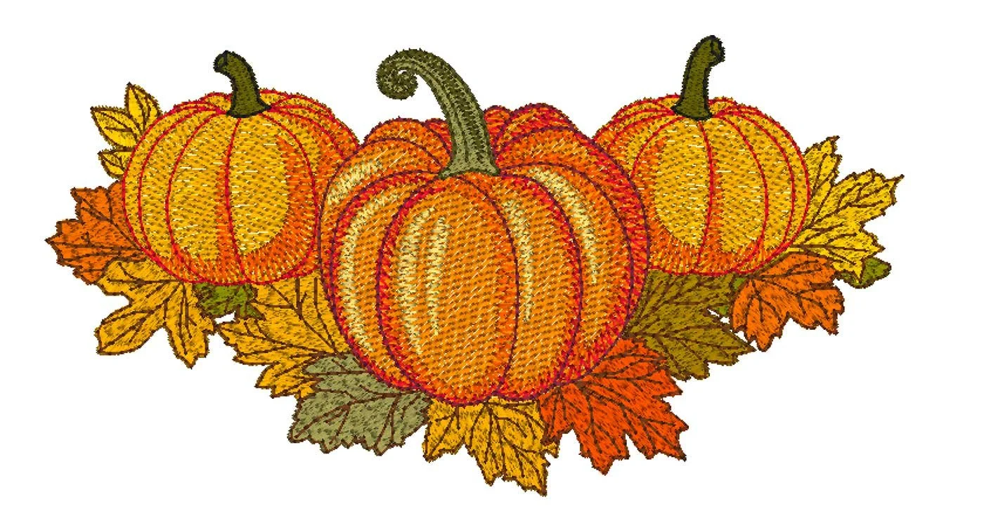 mff-Pumpkins and Leaves 5x7 and 8x8