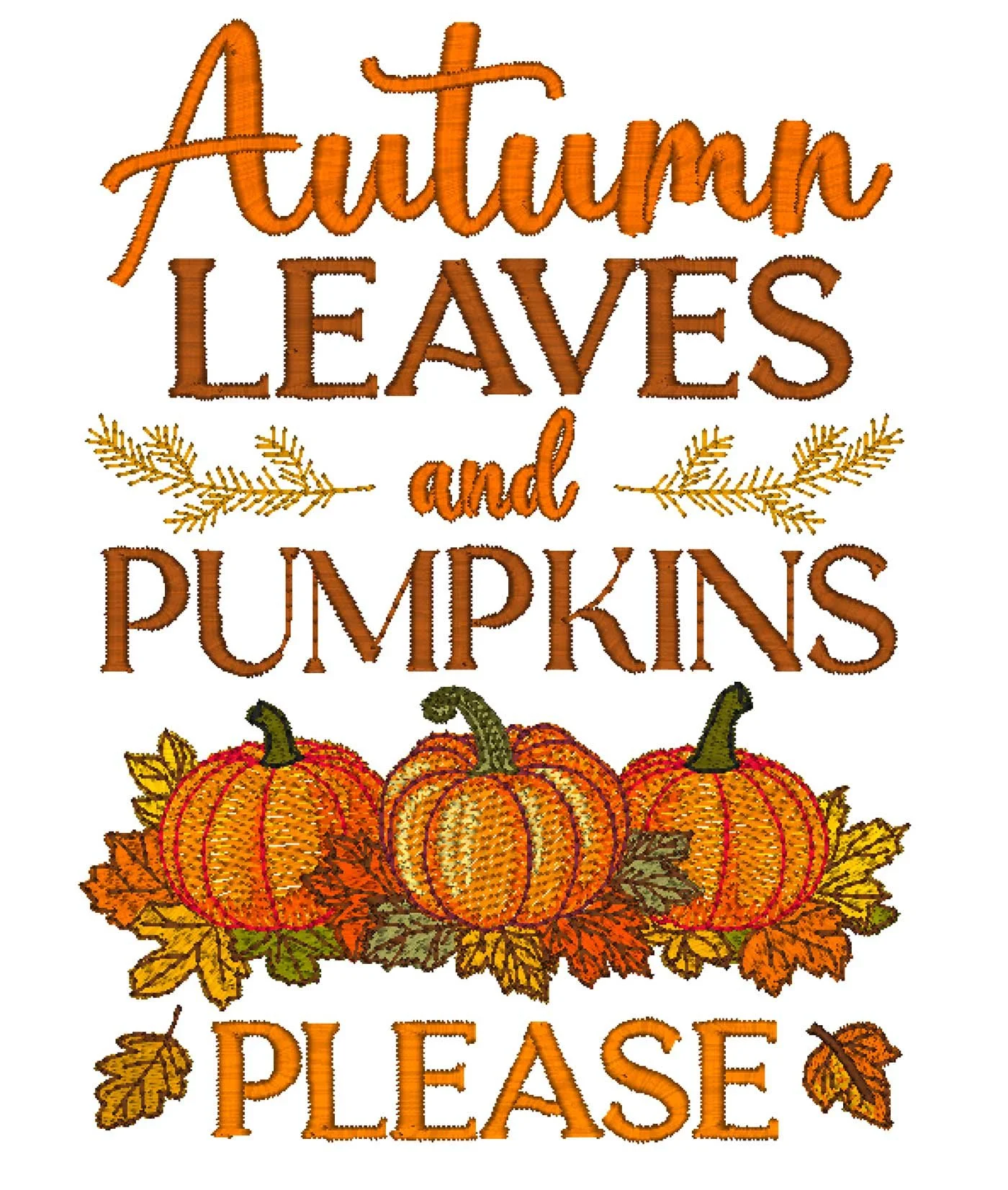 mff-Autumn Leaves and Pumpkins Please 5x7
