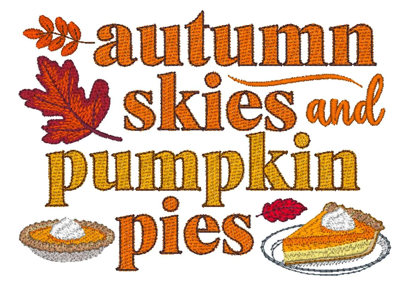 mff-Autumn Skies and Pumpkins Pies 5x7
