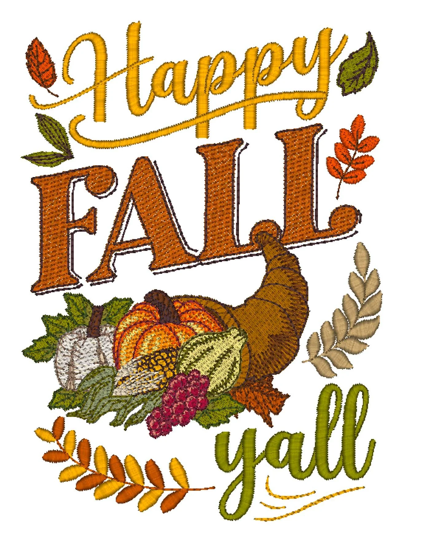 mff-Happy Fall Yall 5x7