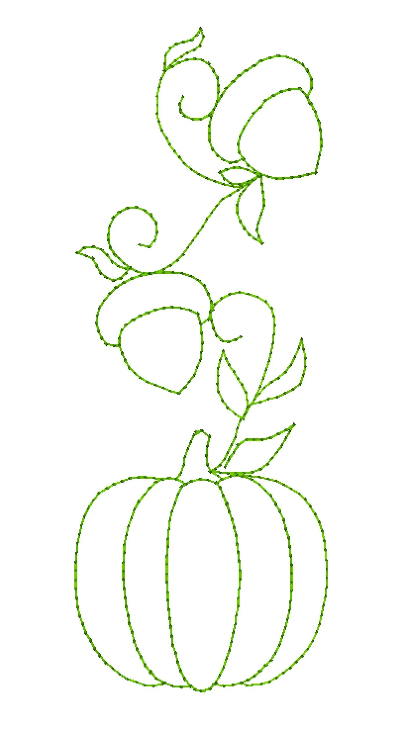 mff-Border Quilt Motif Pumpkin 3x7