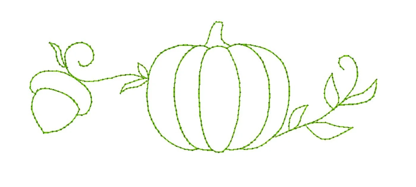 mff-Border Quilt Motif Pumpkin 7x3