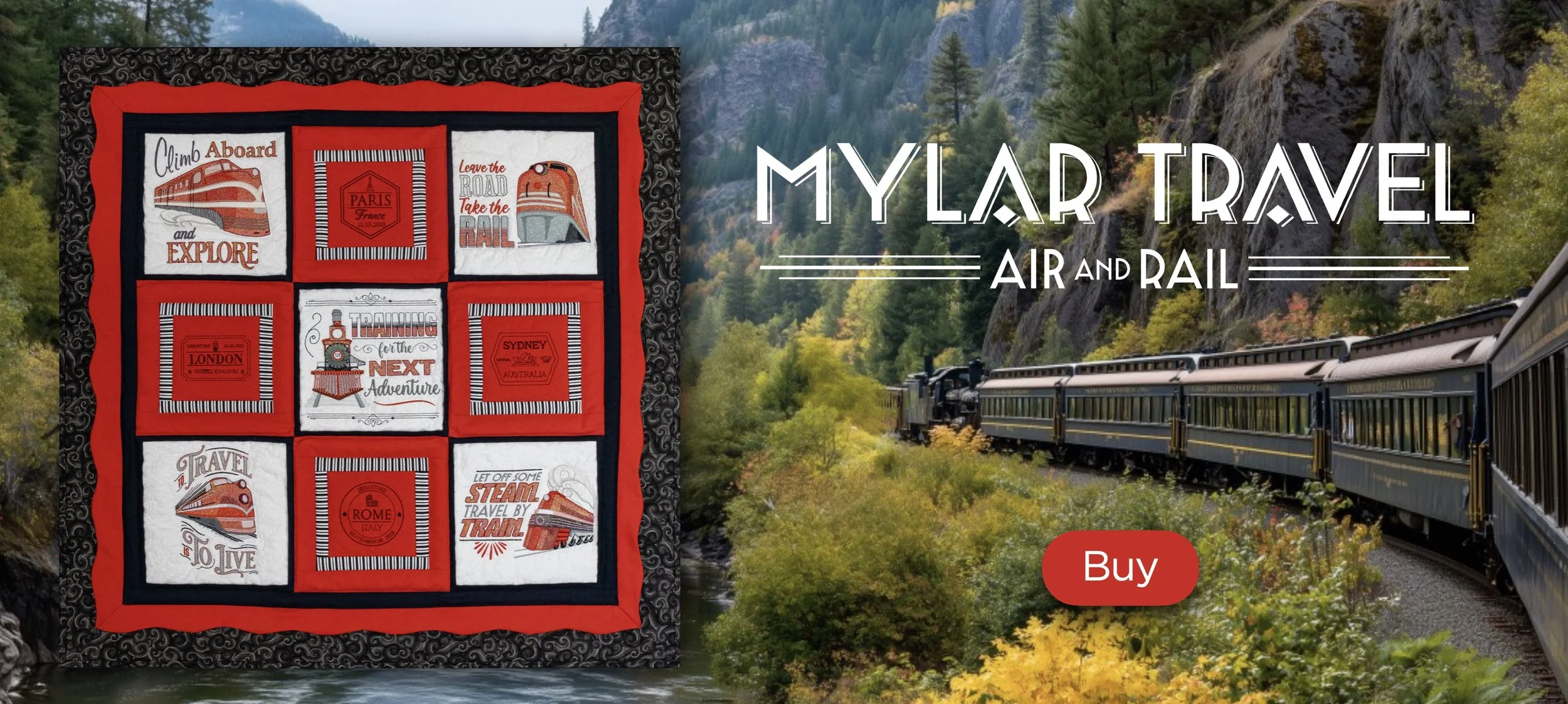 Mylar Travel Air and Rail