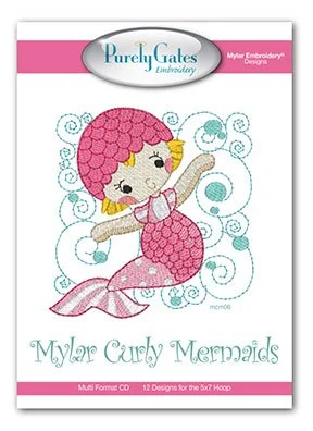 Mylar Curly Mermaids