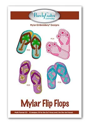 Mylar Flip Flops