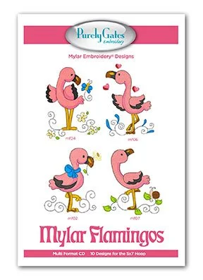 Mylar Flamingos