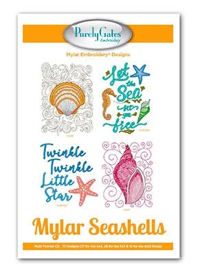 Mylar Seashells