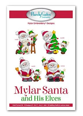 Mylar Santa and His Elves