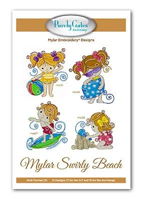 Mylar Swirly Beach