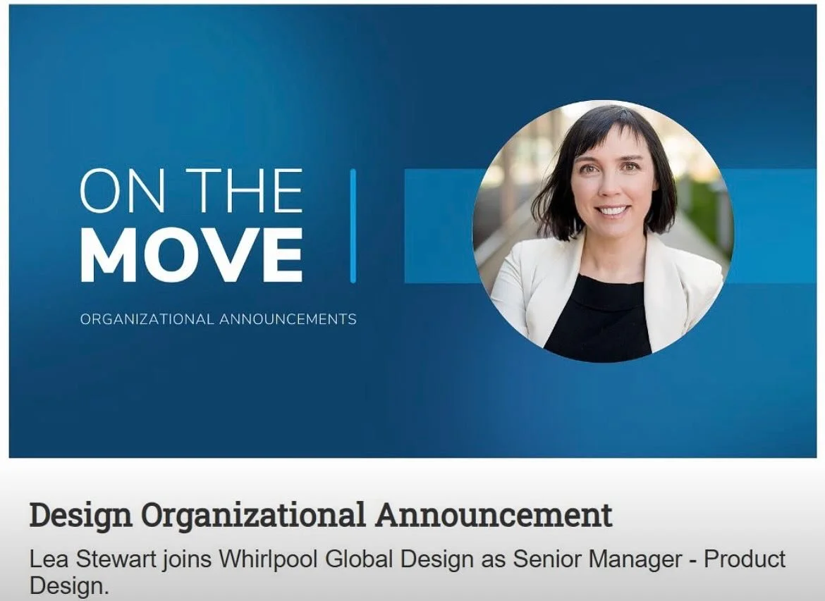 Thrilled to share that I&rsquo;ve joined @whirlpoolcorp Global Design as a Senior Manager! I&rsquo;m looking forward to contributing to a leading team and helping shape the future of design at Whirlpool. Excited for this next chapter!
#Whirlpool #Glo