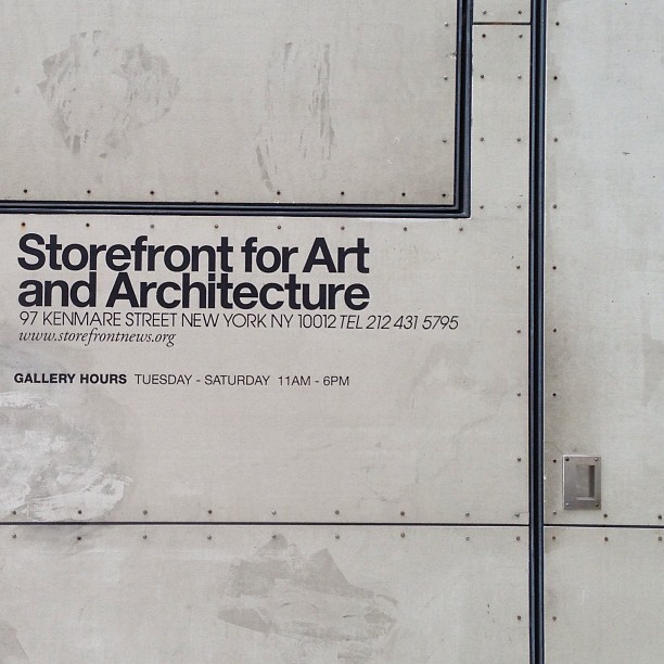 Not bad for a public debut!!
Be there for the first public showing of an Infinicities Remix ( Delirium No. 9) at NYC cultural landmark, The Storefront for Art and Architecture, this Tuesday 18th at 7:00pm.