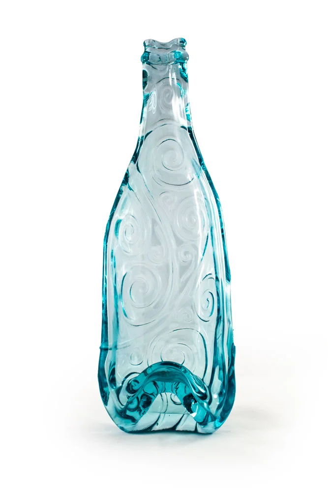Recycled Glass Bottle - Kiln Formed
