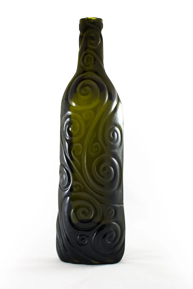 Recycled Glass Bottle - Kiln Formed