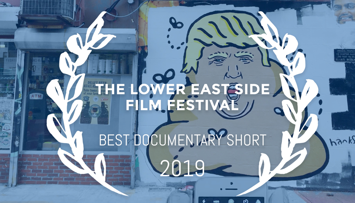 ‘Legal Smuggling with Adam Lucas (Hanksy)” won our 2019 Best Documentary Short Award!
