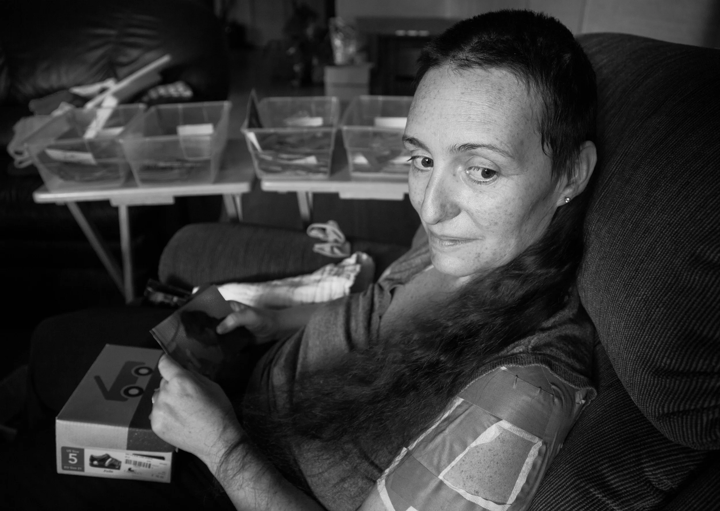 1/8/2015 Sherrie cut off most of her hair to celebrate the new year and letting go of the burden of hair. Sorting through and organizing pictures gave her the opportunity to remember moments in time.