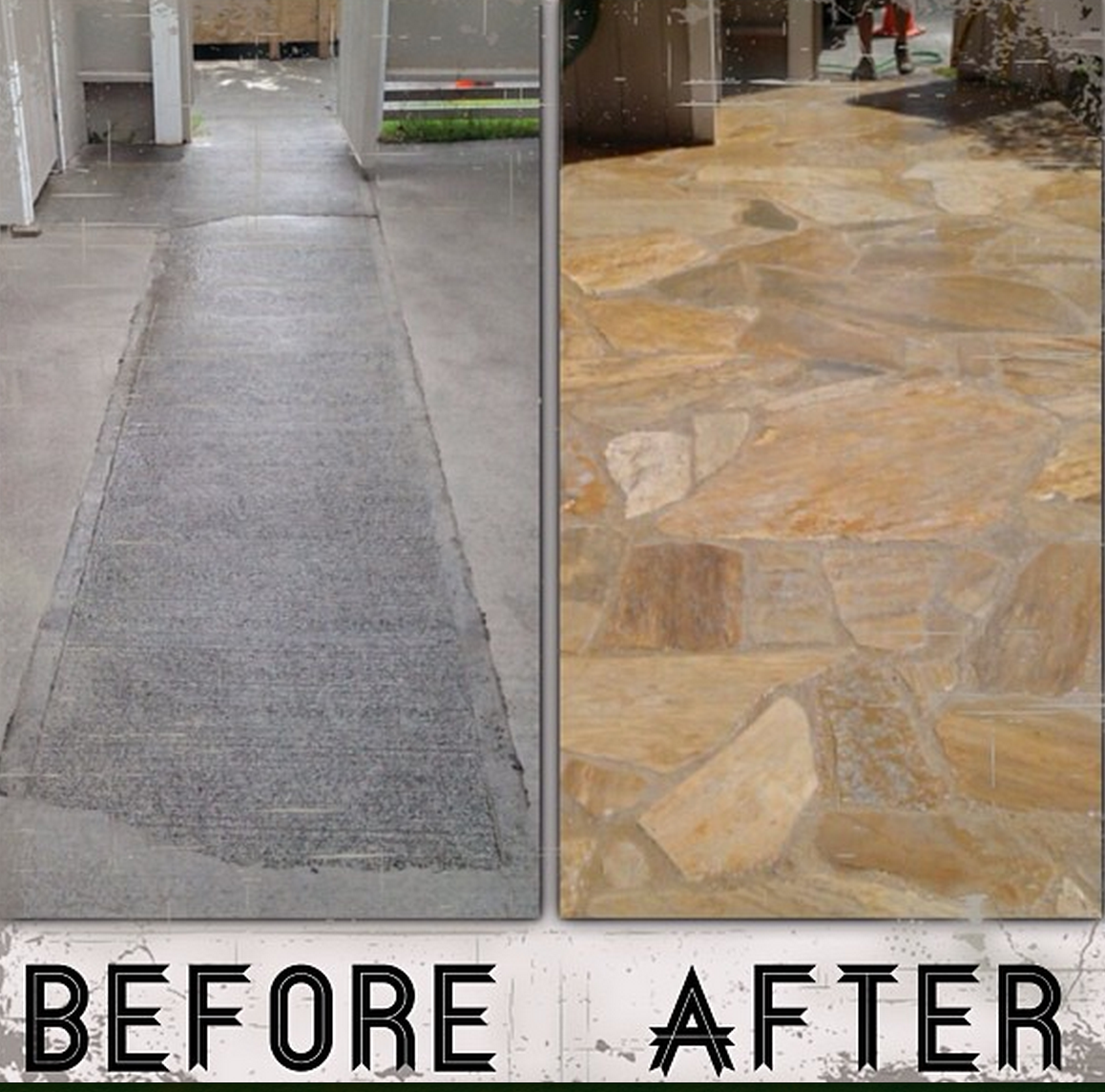 Quartzite Before and After