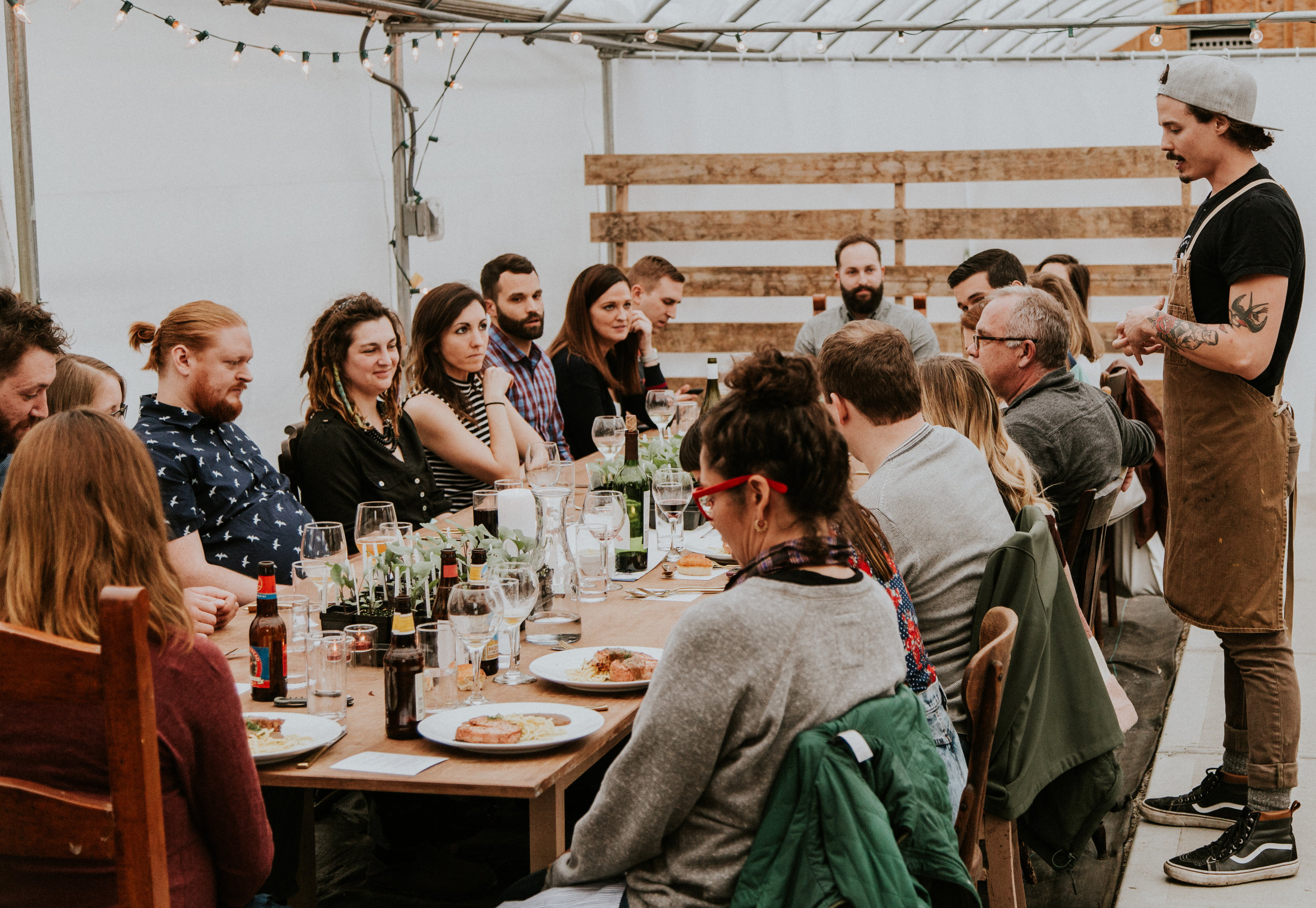 O'tillie Greenhouse Kinfolk Dinner