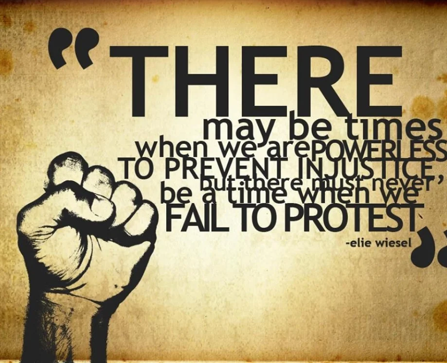 We must never fail to protest.jpg