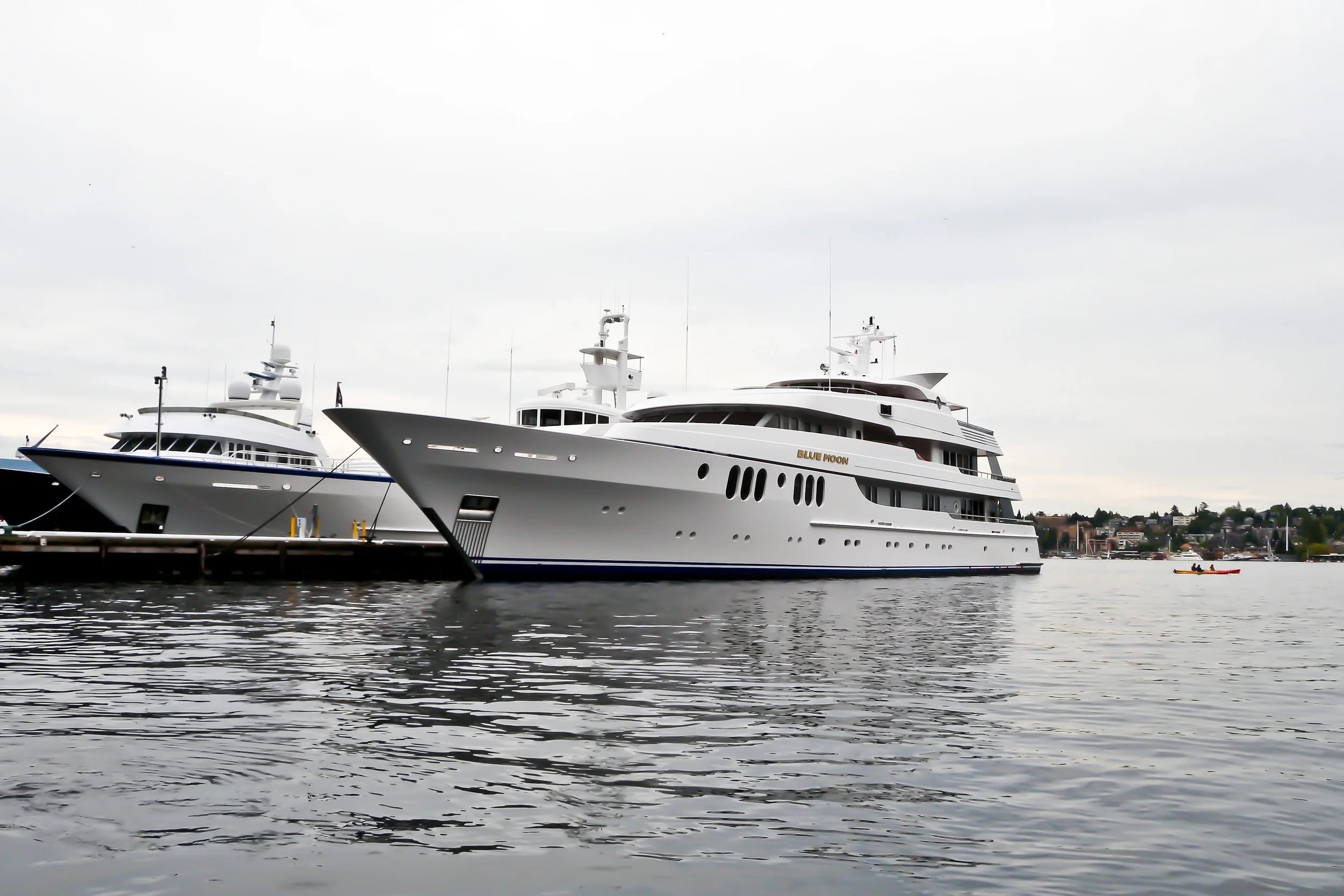 yacht in water