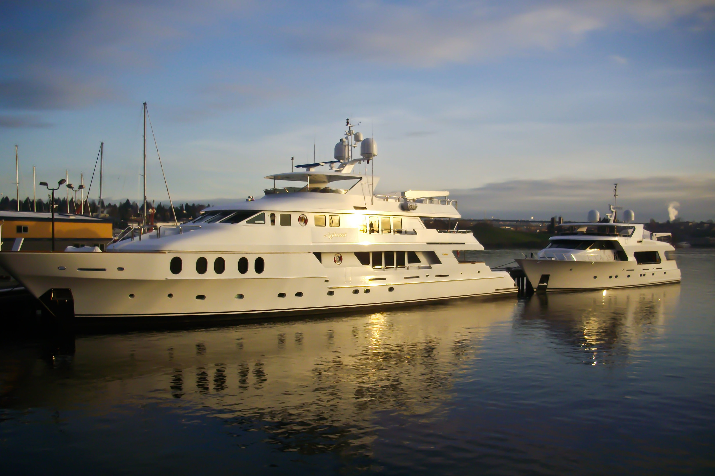 Superyacht on Water