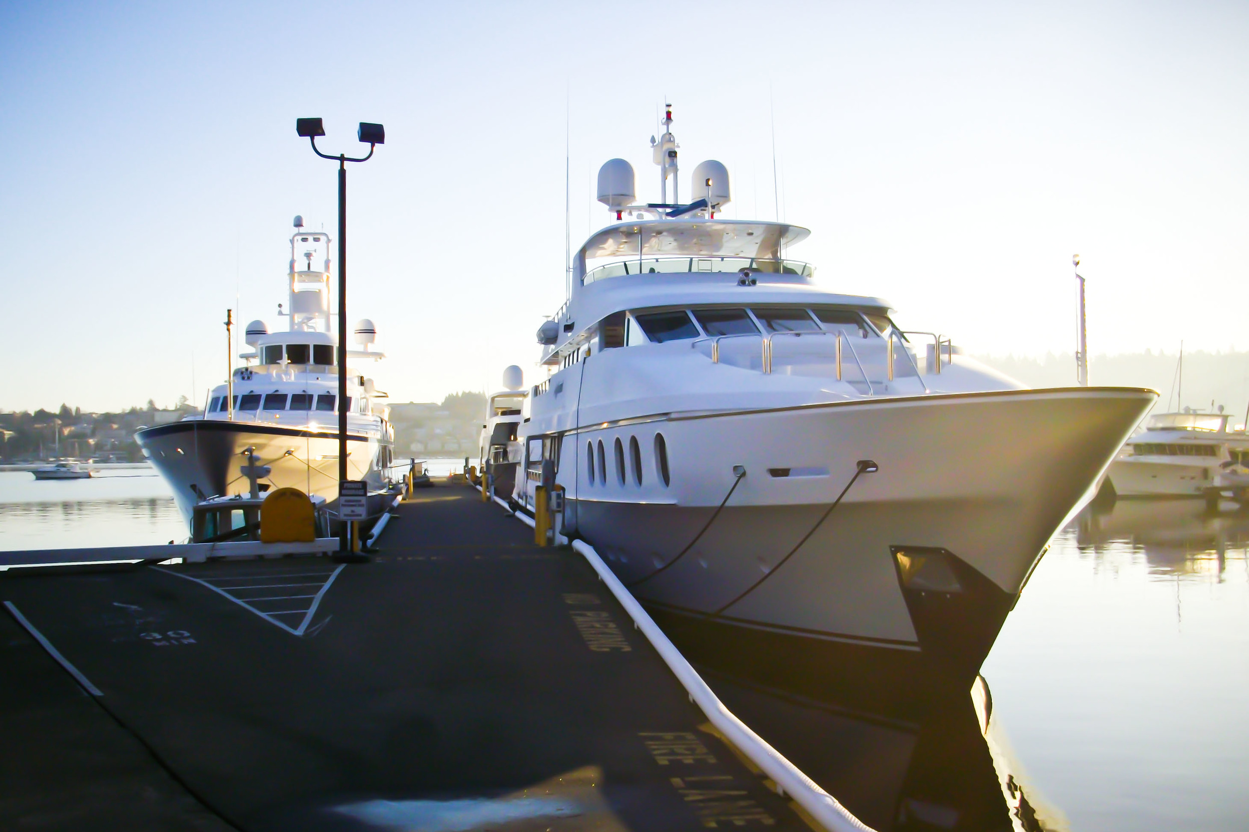 Superyacht Docked