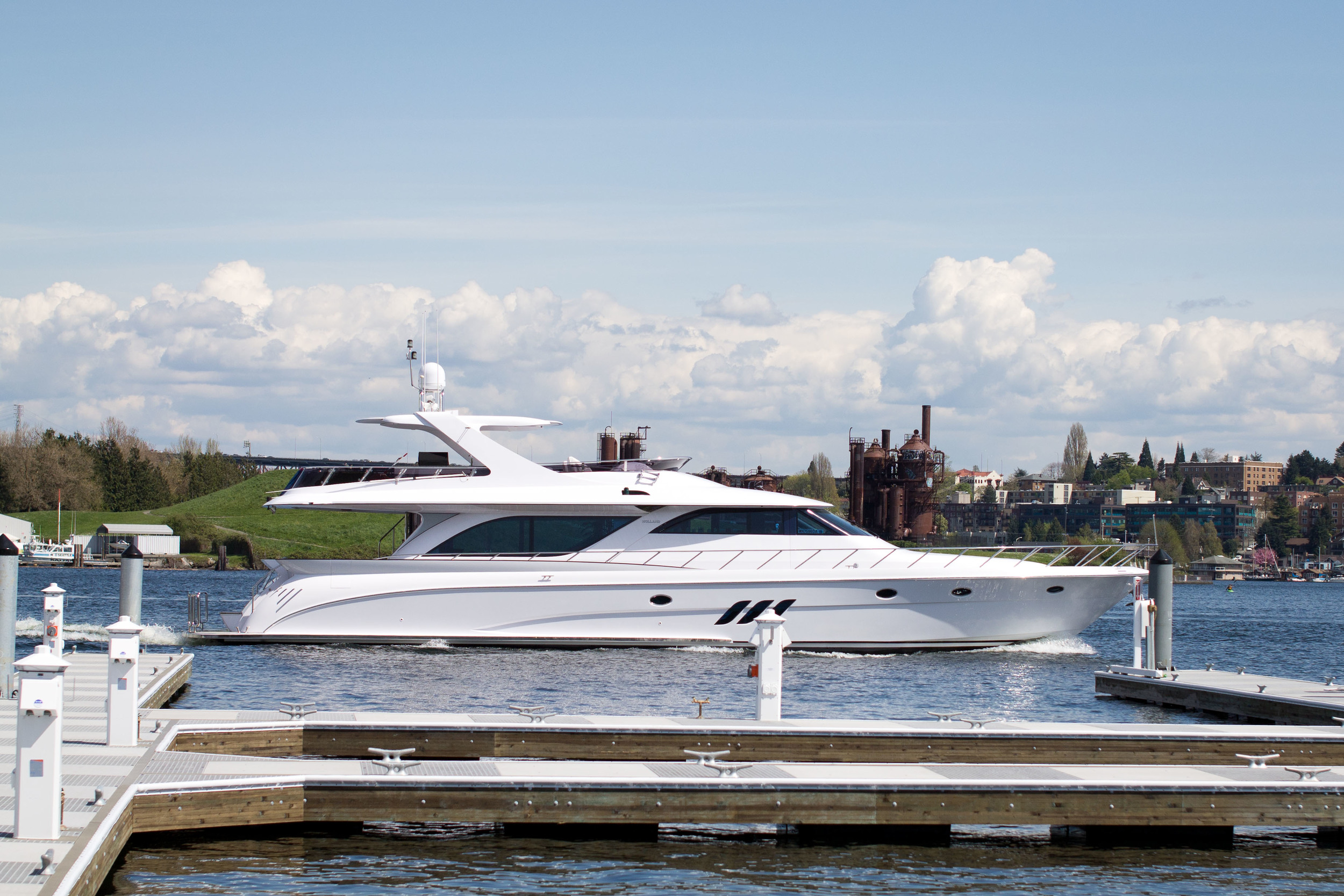 yacht and new docks