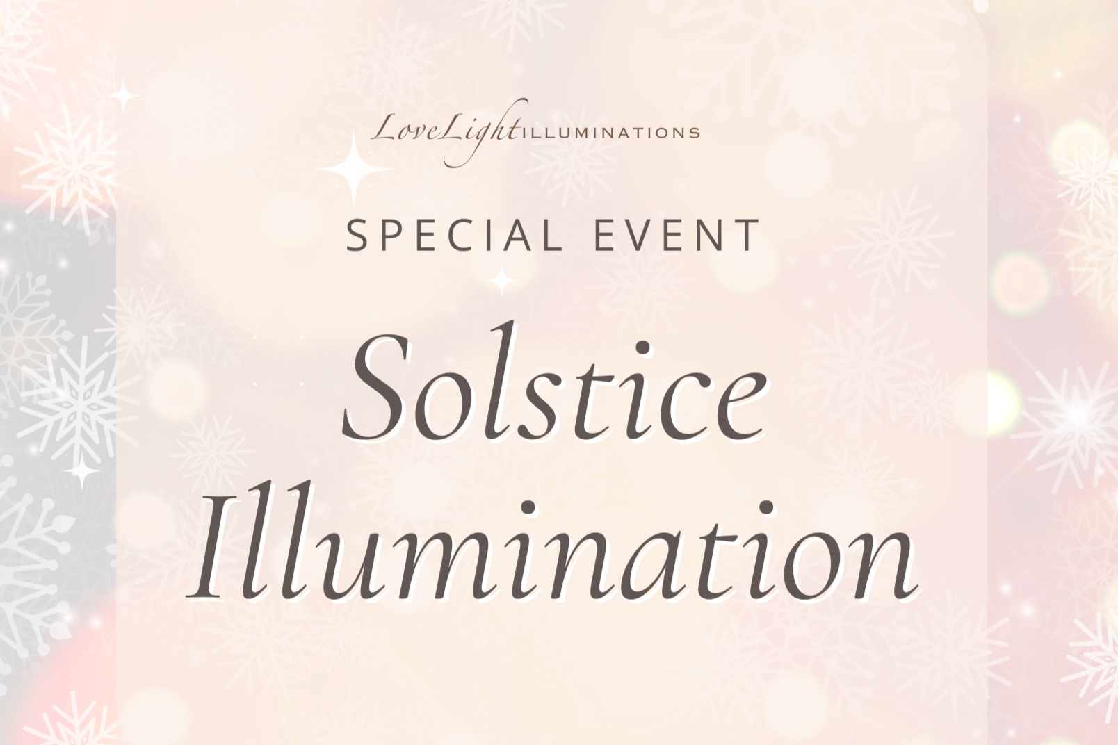 Solstice Illumination Event