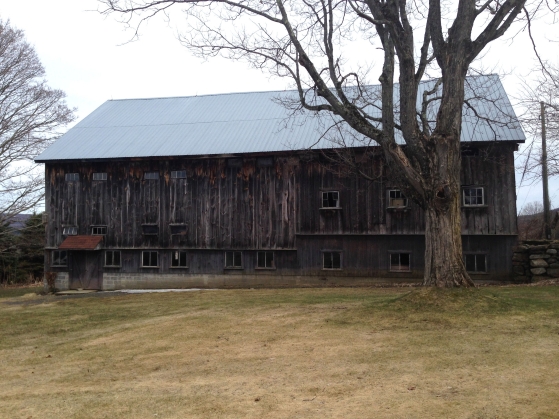  The beautiful barn of Peg Holcomb, where we took the century old siding off for a much needed facelift 