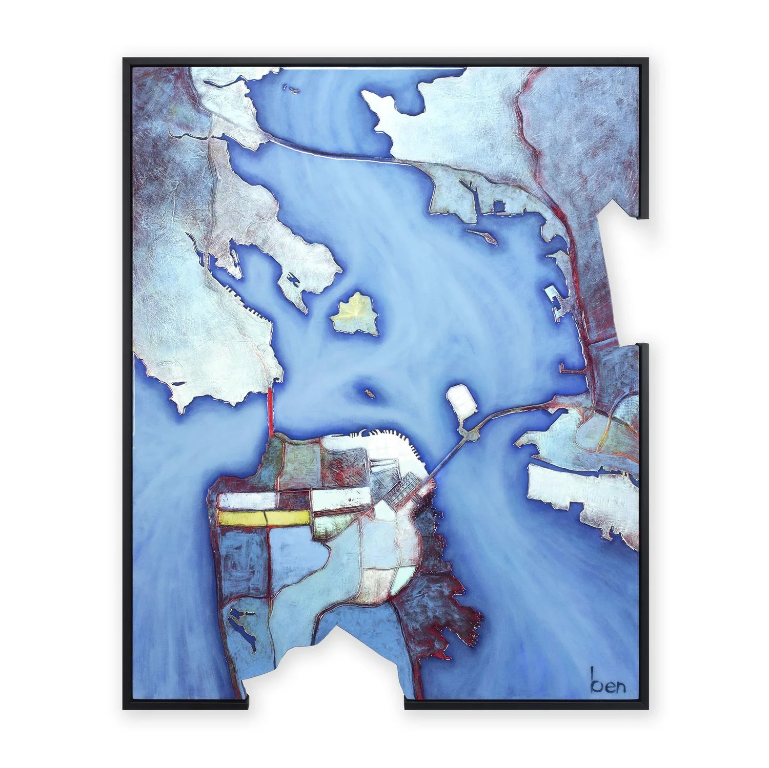 San Francisco Blue Monochromatic